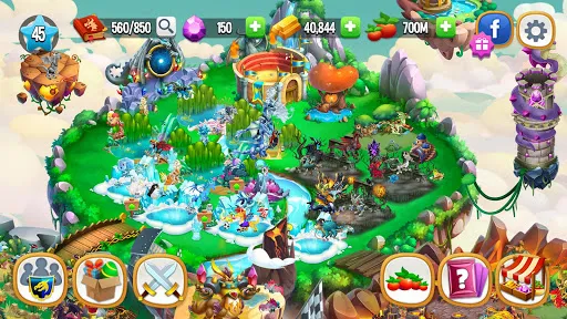 Gameplay screenshot 4 from Dragon City: Mobile Adventure - Simulation game